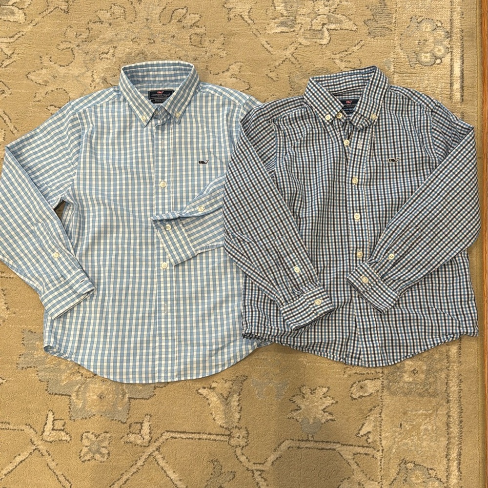 Vineyard vines boys button down bundle.